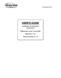 Thumbnail of document Manual - DLT 2.0 Differential Level Transmitter